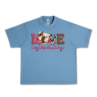 Pebble Blue love english bulldogs Urban Heavy Tee - Artiststas