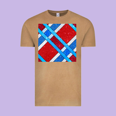 Glitter 4th Of July Seamless Pattern Vintage Tee Designed By Bundleandbundleshop