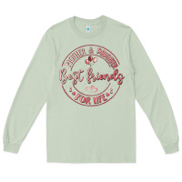 Matcha mother and daughter best friends for life Long Sleeve Tee - MaliasSmallBusiness