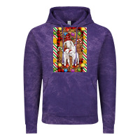 Cloud Purple Christmas goat family Vintage Hoodie - Artiststas