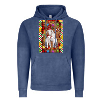 Vintage Denim Christmas goat family Vintage Hoodie - Artiststas