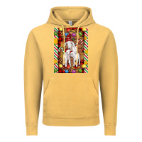 Vintage Mustard Christmas goat family Vintage Hoodie - Artiststas