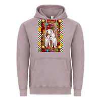 Vintage Zinc Christmas goat family Vintage Hoodie - Artiststas