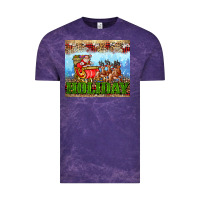 Cloud Purple holiday and santa. claus Vintage Tee - AdoDesignShop