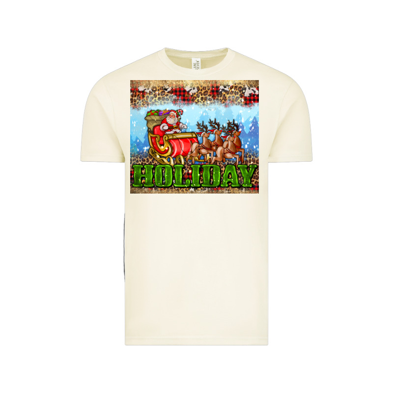 Holiday And Santa. Claus Vintage Tee by AdoDesignShop | Teevron