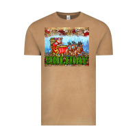 Vintage Camel holiday and santa. claus Vintage Tee - AdoDesignShop