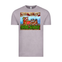 Vintage Zinc holiday and santa. claus Vintage Tee - AdoDesignShop