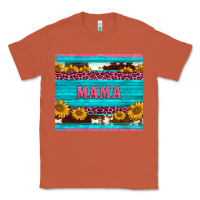 Copper cowhide leopard sunflowers mama Classic Tee - BarkalooDesign