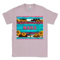 Lilac cowhide leopard sunflowers mama Classic Tee - BarkalooDesign