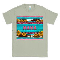 Matcha cowhide leopard sunflowers mama Classic Tee - BarkalooDesign
