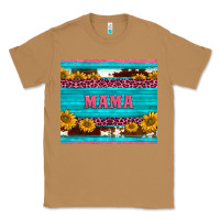 Toasted Coconut cowhide leopard sunflowers mama Classic Tee - BarkalooDesign