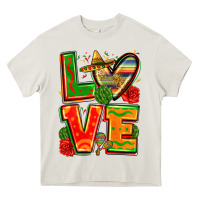 Cream love mexico Heavy Core Tee - Zillion Design Studio