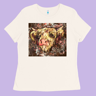 Leopard Cow Ladies Tee Designed By Zillion Design Studio