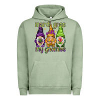 Pigment Oil Green Mardi Gras with my gnomies Urban Hoodie - HowdyJamesFarm