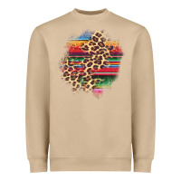 Mushroom serape leopard patch Heavyweight Sweatshirt - AdoDesignShop