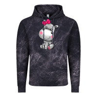 Cloud Black cute hippopotamus Vintage Hoodie - AdoDesignShop