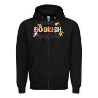 Black in my bookish girlie era Zipper Hoodie - MaliasSmallBusiness