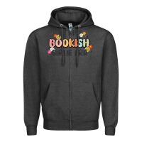 Charcoal Heather in my bookish girlie era Zipper Hoodie - MaliasSmallBusiness