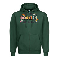 Sports Green in my bookish girlie era Zipper Hoodie - MaliasSmallBusiness