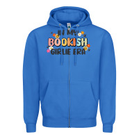 True Royal in my bookish girlie era Zipper Hoodie - MaliasSmallBusiness