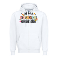 White in my bookish girlie era Zipper Hoodie - MaliasSmallBusiness