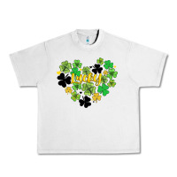 Lunar Rock lucky heart shaped clover Urban Heavy Tee - AdoDesignShop
