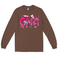 Chestnut breast cancer cna certified nursing assistant Long Sleeve Tee - JahusDesignShop