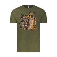 Vintage Olive Life is better with a German Shepherd Vintage Tee - JahusDesignShop
