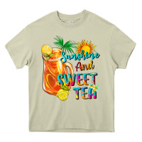 Mossy sunshine and sweet tea Heavy Core Tee - texasbilliewilder