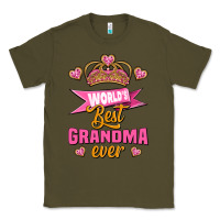 Army Green world's best grandma ever Classic Tee - Jasminsmagicworld