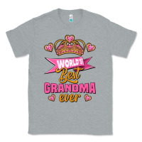 Heather Grey world's best grandma ever Classic Tee - Jasminsmagicworld