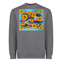 Storm serape cowhide sunflower Heavyweight Sweatshirt - AdoDesignShop