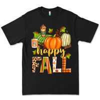 Black happy fall Premium Tee - Zillion Design Studio