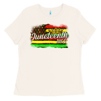 Bone juneteenth 1865 with crown flag Ladies Tee - texasbilliewilder