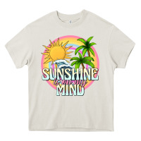 Cream sunshine is on my mind Heavy Core Tee - texasbilliewilder