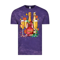 Cloud Purple new year party champagne Vintage Tee - AdoDesignShop