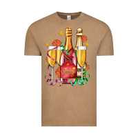 Vintage Coffee new year party champagne Vintage Tee - AdoDesignShop