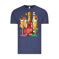 Vintage Denim new year party champagne Vintage Tee - AdoDesignShop