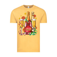 Vintage Mustard new year party champagne Vintage Tee - AdoDesignShop