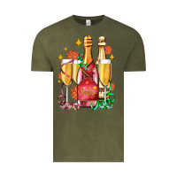 Vintage Olive new year party champagne Vintage Tee - AdoDesignShop