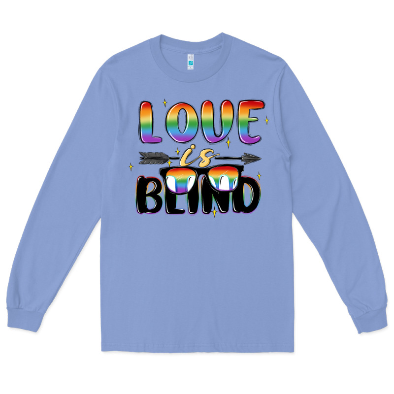 Love Is Blind Long Sleeve Tee by MaliasSmallBusiness | Teevron