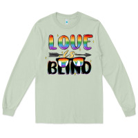 Matcha love is blind Long Sleeve Tee - MaliasSmallBusiness