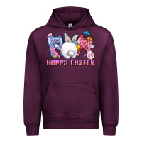 Mauve Wine Happy Easter Dental Easter Day Urban Hoodie - CowGirlArtShop