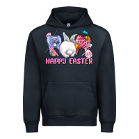 Navy Happy Easter Dental Easter Day Urban Hoodie - CowGirlArtShop