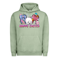 Pigment Oil Green Happy Easter Dental Easter Day Urban Hoodie - CowGirlArtShop