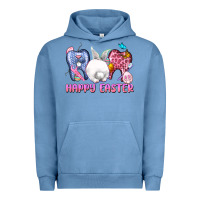 Pigment Pebble Blue Happy Easter Dental Easter Day Urban Hoodie - CowGirlArtShop