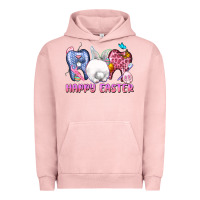 Pigment Salmon Happy Easter Dental Easter Day Urban Hoodie - CowGirlArtShop
