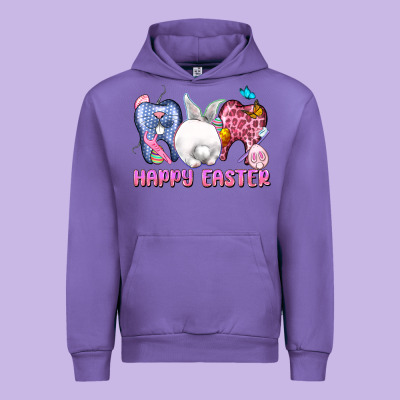 Happy Easter Dental Easter Day Urban Hoodie Designed By Cowgirlartshop