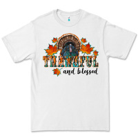 White thankful and blessed Premium Tee - RanaPortraitStore