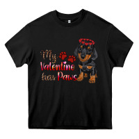 Black my valentine has paws Heavy Core Tee - RanaPortraitStore